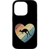 kangaroo marsupial Australia outback ani Custodia per iPhone 14 Pro Cuore con Kangaroo Australia Outback Animal