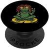 Chill Frog Vibes Rana rasta psichedelica rasta segno di pace PopSockets PopGrip Adesivo