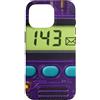 Random Galaxy Custodia per iPhone 16 Pro 143 Love Retro Cercapersone Codice anni '90 Y2K Nostalgia