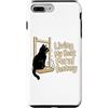 Cat Owner Funny Humor Lover Custodia per iPhone 7 Plus/8 Plus Living My Best Feral Fantasy, amante dei gatti