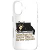Cat Keyboard Meeting Humor Custodia per iPhone 17 Le riunioni con i gatti sono migliori con me sulla tastiera