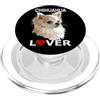 Raf THE ARTIST Designs Chihuahua Lover Chihuahua Capelli Lunghi Chihuahua Chiwawa Cane PopSockets PopGrip per MagSafe