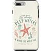 Faith Based Bible Verse Apparel Custodia per iPhone 7 Plus/8 Plus Versetto della Bibbia Cristiana Acque profonde Isaia 43 2