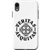 The League of Six Collection Custodia per iPhone XR Verità e giustizia Celtica Triquetra Croce