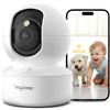 BoyKeep 2K Telecamera Wi-Fi Interno, Videocamera Sorveglianza Interno Wifi, Telecamera per Cani/Gatti/Neonati, Audio Bidirezionale, Rilevamento del Movimento, 5GHz Versione, 12s Cloud Storage 0