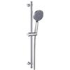 Kelleria Set Asta doccia 70cm con Doccetta 3 Funzioni per Fori Esistenti