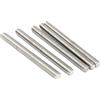 PATIKIL M10 120mm Lunghezza 1.5mm Passo 304 Acciaio Inox Acciaio Completamente Filettato Barre Ferramenta,Argento Tono 5pz