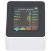 Brrnoo Tester di qualità Smartair Portatile, Tester di qualità 'aria Prefessional Interno Monitoraggio della 'aria Monitoraggio ' Interno Metri ' Interna per Casa e Ufficio (WHITE)