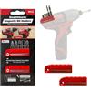 StealthMounts Milwaukee M12 - Portainserti magnetico rosso | Organizer per punte da trapano | Perfetto per trapani e impatti Milwaukee (confezione da 2)