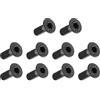 PATIKIL M3x8mm Svasato Testa Esagonale Boccola Vite, 50pz 10.9 Carbonio Acciaio Viti
