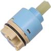 HomeVortex Cartuccia per miscelatore da 35 mm, 40 mm, disco in ceramica per controllo dell'acqua calda e fredda, parti di riparazione del lavandino della cucina (40 mm)