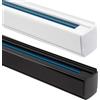 LEDKIA LIGHTING LEDKIA Binario Trifase Alluminio per Faretti LED 1 Metro Bianco