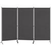GIANTEX Separe Divisorio Paravento 260 x 183 cm, Pannelli Divisori per Interni, Balcone, Giardino, Pieghevole con Piedini Stabili, Installazione Semplice, 4 Colori