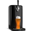 KLARSTEIN FrostBrew - Dispenser per Birra, 5L, Sistema di Pressione a CO₂, Raffreddamento Termoelettrico, Temperatura: 3-12°C, Compatibile con Fusti Universali, Design Compatto, Nero/Argento