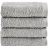 NELLA BIAGINI Lavette Bagno 30x30 cm, Set Asciugamani Bagno, Set da 4, 100% Spugna di Puro, Cotone, 420 gr/mq, Morbide, Assorbenti, Pratiche, Resistenti, Tinta Unita. Modello: Minerva