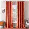 MIULEE Tende Velluto Arancioni 2er, Tende Oscuranti Termiche L140xA280CM