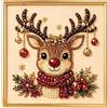 Generic Kit fai da te con perline natalizie con cornice, 3D Pearl Christmas Wall Art, set di perline per adulti principianti, decorazione da parete scintillante festiva, regalo per le vacanze fatto a mano