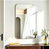 JMITHA Specchio da parete rettangolare, 40 x 60 cm, senza cornice, specchio da bagno