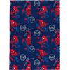 Jay Franco Coperta per bambini Marvel Spiderman, 130 x 150 cm, morbida e accogliente, in pile, per camera da letto e divano, prodotto con licenza ufficiale, blu