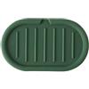 Generic Portasapone in silicone, supporto per saponetta, portasapone autodrenante, contenitore multifunzionale per sapone, piatto portatile per sapone, vassoio antiscivolo (verde)