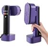 Gaogodot Ferro da Stiro Portatile, 2 in 1 Stiratore Verticale, 1300w Vaporizzatori da Viaggio con Capacità 190ml e Display LED, 5 Modalità e Autopulizia, Piccolo Ferro da Stiro a Vapore per Viaggi e Casa