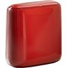 Bebykilemi Pattumiera ovale con coperchio a pressione di grande capacità, per bagno e cucina, doppio contenitore da 12 l, con design interno esterno, bidone della spazzatura salvaspazio in bianco, verde, rosso