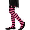 SMIFFYS Calze a righe nere e fucsia, età 6-12 Halloween