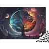 KQJZXNHPGR Albero della Vita Puzzle 1000 Pezzi Puzzle per Adulti Cielo Notturno Gioco di Puzzle 1000 Pezzi Relax Decorazione 70x50cm/1000pcs