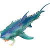 Generic Figure di Squali Giocattoli di Simulazione Figure di Squali Animali Modello di Plastica di Animali Marini con Struttura Superficiale Trasparente e (M-1332 pesce mostruoso (la bocca può essere)