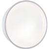 Paulmann 94697 Lampada LED per esterni lampada da parete Platomo resistente all'acqua di mare IP44 rotonda 180 mm 3000K 14,5W 1200lm bianco plastica