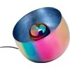 Kare Lampada da terra di design Rainbow, blu, diametro 26 cm, lampada da terra, decorazione luminosa, in metallo, lucida, lampadina non inclusa, soggiorno