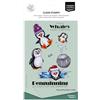 Vaessen Creative Timbri in Silicone Pinguino Natalizio 2-13 pz | Trasparente, Lavoro preciso, DIY, Biglietti fatti a mano, Buste, Scrapbooking, Con stamping tool e blocchi acrilici