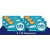 O.B. Procomfort Tamponi Digital Plus per una protezione ottimale, assorbimento e comfort. Risponsabili per l'ambiente, 6 x 32 unità (192 unità totali)