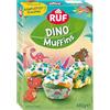 RUF Dino Muffins - Set completo per muffin tricolore con glassa di zucchero, spargitori di dinosauro colorati e picchetti, divertente divertimento con i bambini, ideale per compleanni, con pirottini