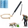 Vamirionix Raccogli Crotte per Cane - Pala per Crotte per Cane Telescopico 81 cm, facile da una sola mano, senza abbassarsi, per anziani e mal di schiena, tutti i pavimenti, pattumiera per rifiuti canini