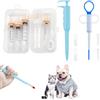 Mostanne Dispenser di Pillole per Cani e Gatti, Kit per l'alimentazione di Animali Domestici con Siringhe e Biberon con Ciucci, Adatto per l'alimentazione di Animali di Piccola e Grande Taglia