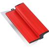 Zodazoqa Spatola professionale in acciaio inossidabile antiruggine per finitura cartongesso spatola levigante lame flessibili per scrematura strumenti da parete per intonacare cartongesso, rosso