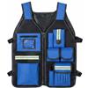 Colcolo Gilet da Lavoro Multitasche Gilet Attrezzi Gilet Utilità Gilet Portaoggetti per Ordine Degli Attrezzi E Accesso Veloce Tasche per Cacciaviti Pinze