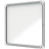 Nobo Bacheca Magnetica per Esterno con Serratura, 6 x A4, Gamma Premium Plus, Bianco, 1902578