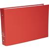 Exacompta - 51060E - 1 Raccoglitore Foderato Polipro, Fornito con Intercalari 4 Tasti Neutri 14.8x21 cm - 2 Anelli Tondi 25 mm Passo 80 mm - Dorso 40 mm - F.to Esterno 16.5x24 cm - 5 Colori Random