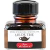 Jacques Herbin 13044T - flacone d'inchiostro, 30 ml per pennini e stilografiche, foglie del thé