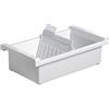HAN 967-0-11 - Schedario per circa 800 schede A7 oblique, in polistirolo, 128 x 65 x 235 mm, colore: Grigio chiaro