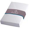 G. Lalo Clairefontaine Lalo 24200L - una confezione avvolta in pellicola da 20 buste rivestite gommate 9x14 cm en carta pergamena di Francia, Bianco