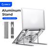 ORICO Supporto per laptop pieghevole Riser Supporto per notebook portatile regolabile in alluminio Supporto per computer 7 angoli per tablet MacBook
