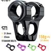 RYET MTB Stem Mountain Road Bike Stem 31.8mm 35mm Downhill manubrio stelo 0 gradi 35mm lunghezza XC AM accessori per ciclismo
