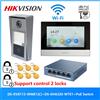HIKVISION KIT videocitofono POE multilingue 802.3af, include DS-KV8113-WME1(C) e DS-KH6320-WTE1 e switch PoE