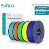 SUNLU Filamento PETG opaco ad alta velocità 1,75 mm Alta tenacità Stampa facile Materiale di stampa 3D veloce Durevole Finitura liscia Bobina da 1 kg