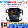 OSSURET 2Din Android Car Radio lettore Video multimediale per Ford Focus 3 MK 3 2011-2019 Tesla Style Android Auto 4G Wireless Carplay DSP
