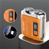 Hailicare Rasoio Elettrico Portatile con Doppia Testina, Ricaricabile USB, Impermeabile, per Uomo, per Viso e Corpo