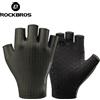 ROCKBROS Guanti da bici Mezze dita Guanti da ciclismo MTB Guanti traspiranti antiscivolo e ammortizzanti Guanti estivi